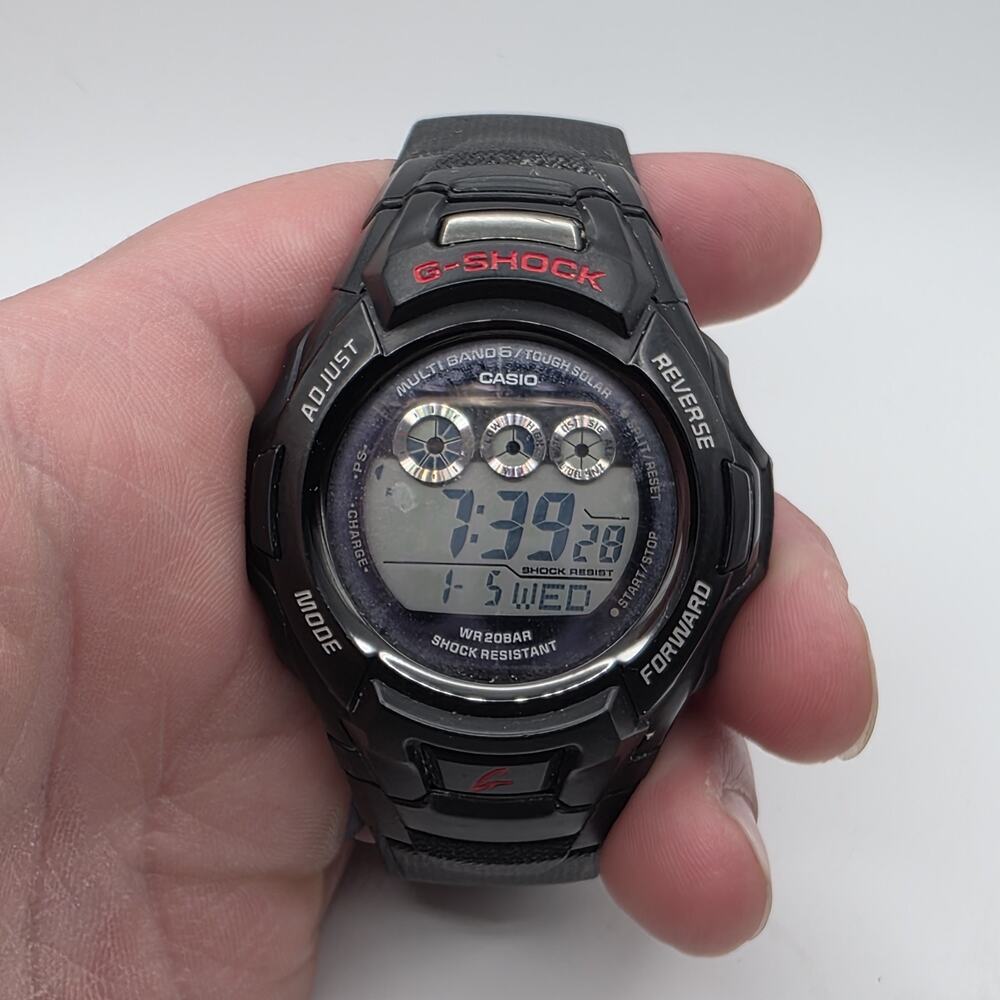 Casio G-Shock GW-M530A Tough Solar Multi Band 6 Atomic Digital Watch Black